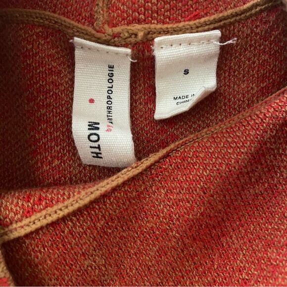 Anthropologie Moth Rochester Stripe Mock Neck Top - Picture 4 of 7